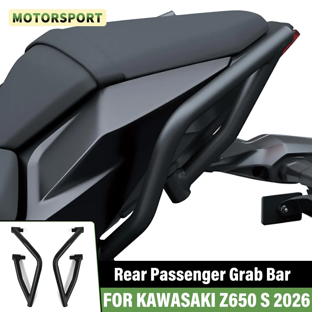 FOR KAWASAKI Z650 S Z650S Z 650S 2026 Motorcycle Tail Armrest Passenger Grab Bar Rear Seat Handrail Rear Grab Handle Grab Rail