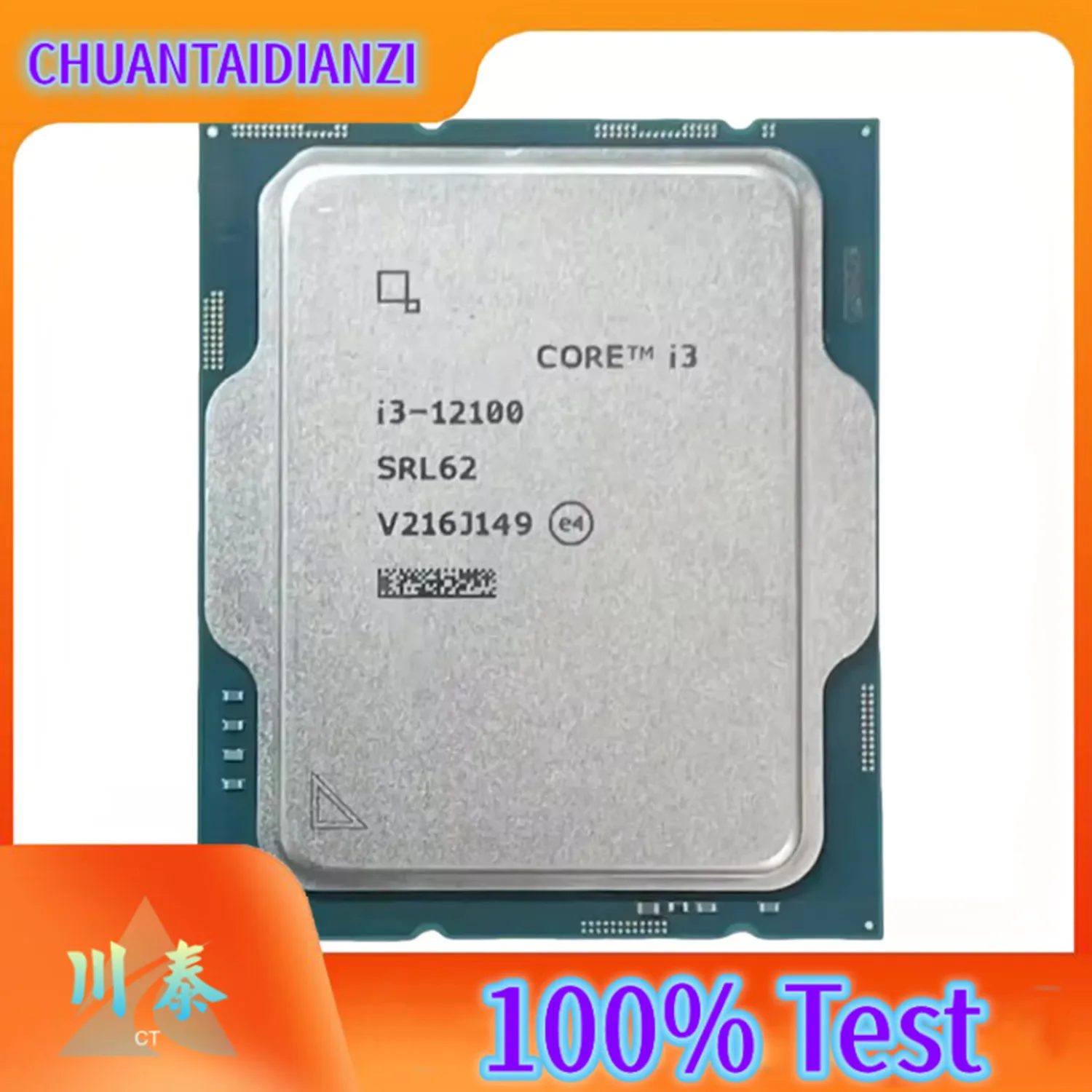 Procesador 12th i3 12100 Intel Core Series Pentium CPU Processor Desktop Original 12th Generation i3-12100 4 Cores 8 Threads