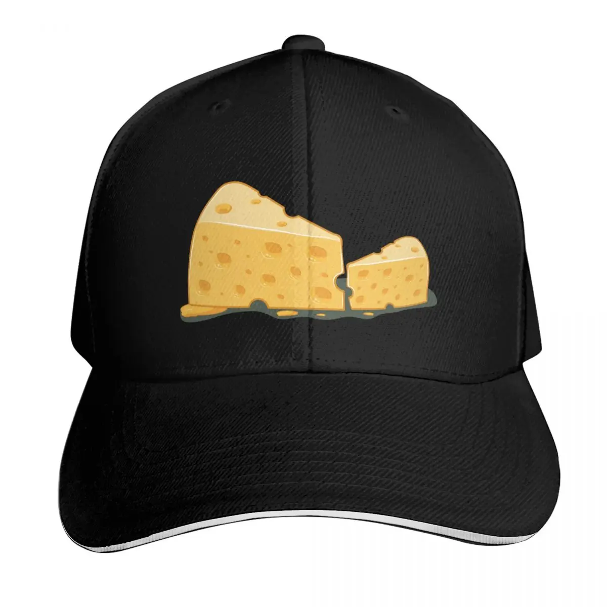 Yummy Cheese Baseball Cap Vintage Retro Embroidered Lightweight Packable Gift for Him Her