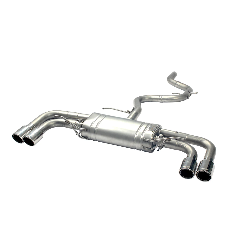 

Тюнинг производительности Titanium Catback для TT/TTS 2.0T MK2 MK3 8J Выхлопная труба Valvetronic с дистанционным управлением