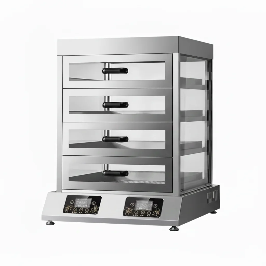 

Commercial Large Capacity Automatic Steamer Machine for Steaming Bun & Baozi Electric Powered for Restaurants