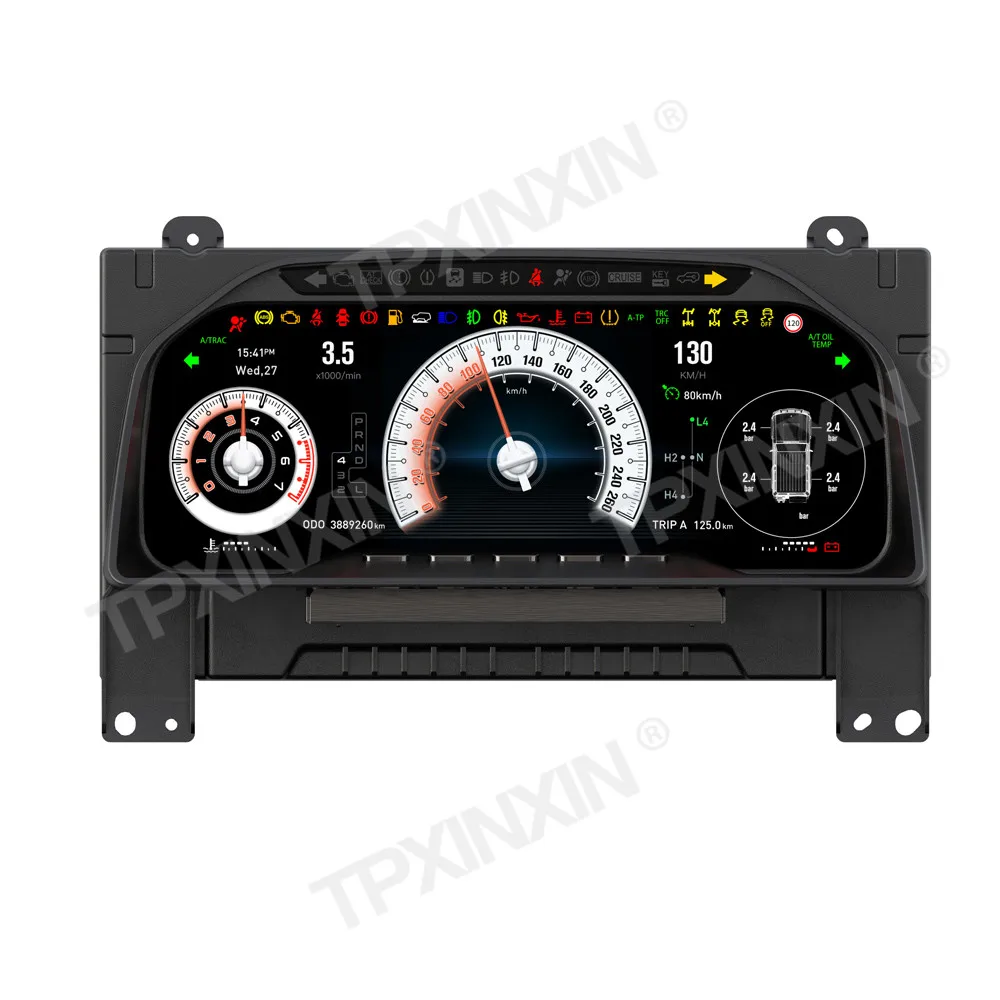 Newest Digital Dashboard Cluster For Toyota LC70 LC71 LC76 LC78 LC79 2007-2024 Car Virtual Cockpit Screen Instrument Speedometer