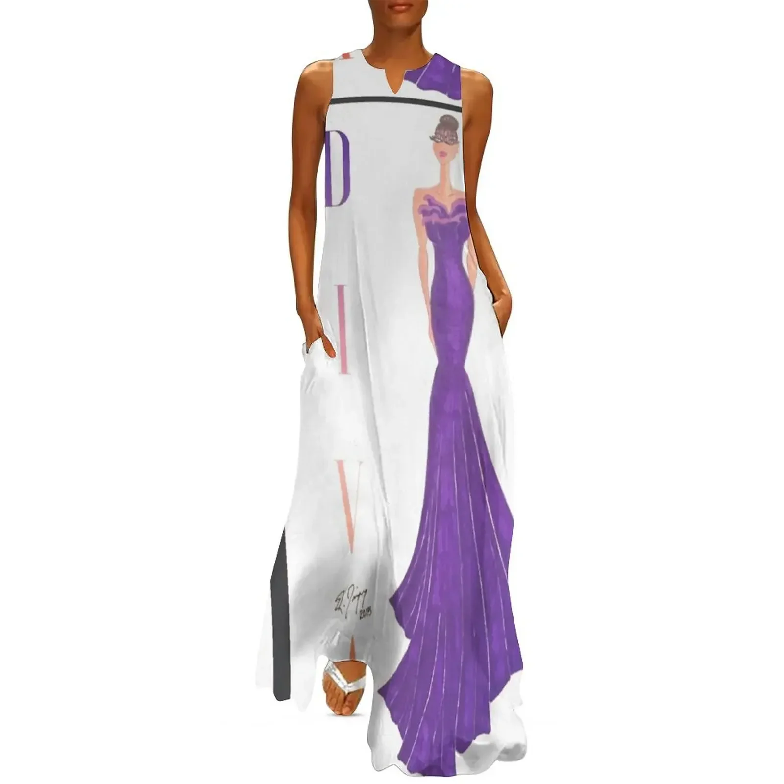 

DIVA - Ms. Collection Long Dress women formal occasion dresses dresses women summer 2025 womens clothing Dress