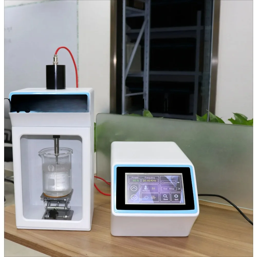 Upgraded model CE ISO Ultrasonic Homogenizer Sonicator Processor Cell Disruptor Mixer 80W 20KHZ 500ul-80ml FS-150N Top Quality