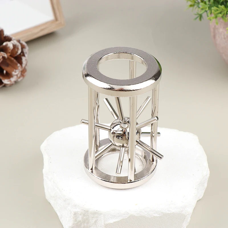 UNMATCHED Metal Cage Star Tooth Brain Teaser, klassische Puzzles High IQ Magic Game für Kinder und Erwachsene