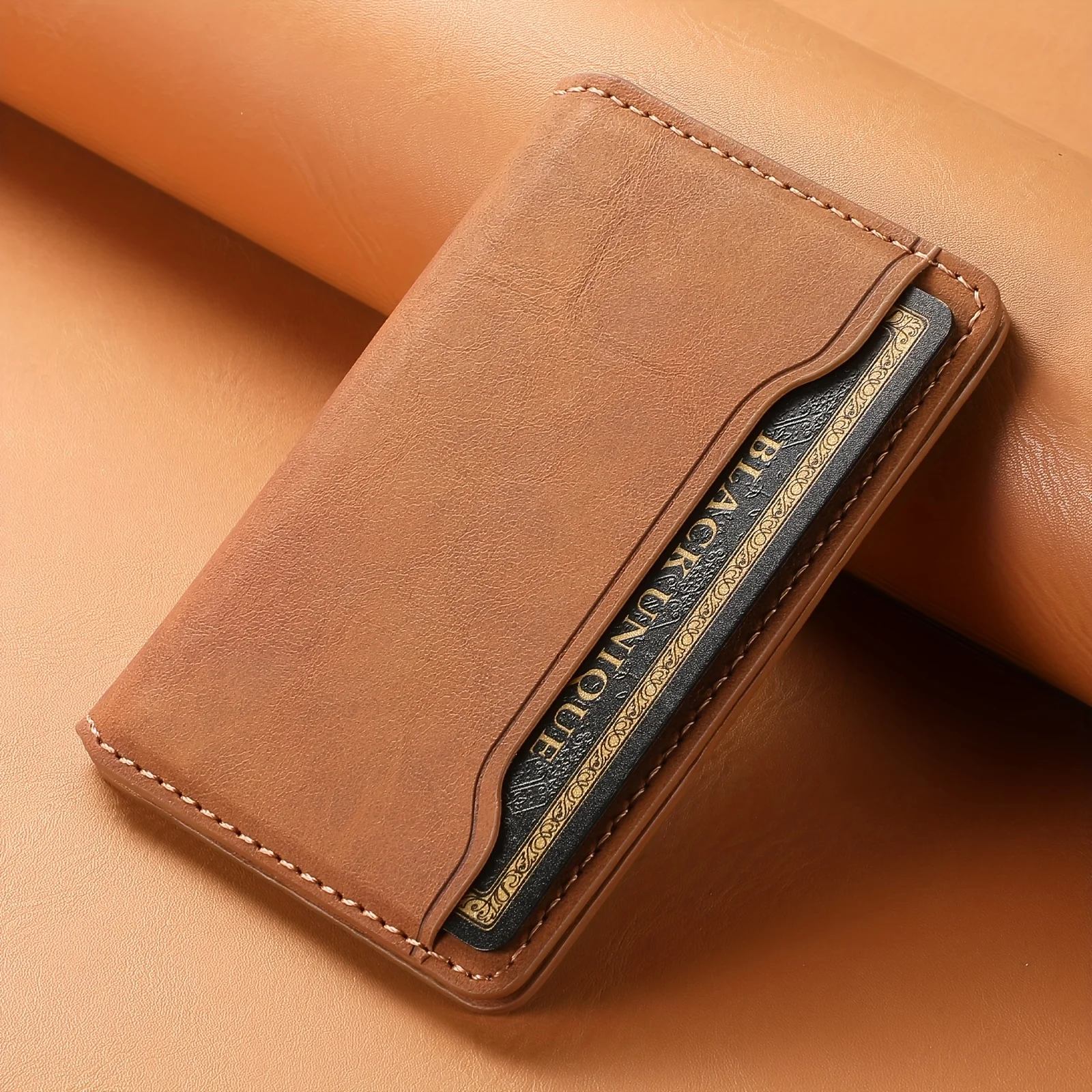 Handy-Geldbörse mit Ständer, Magnet, Klapptasche, Kartenaufbewahrung, luxuriöse Tasche aus Kunstleder