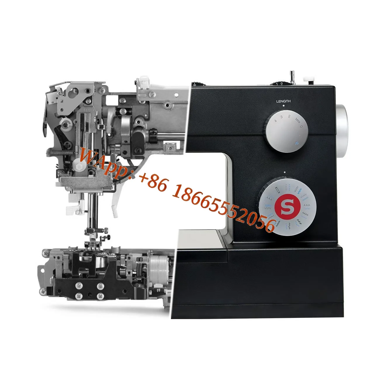 Singer Sewing Machine HD4432 Frosted Black Household Multifunctional Thick High Power Electric Edge Loc kButtonhole Clothing Car