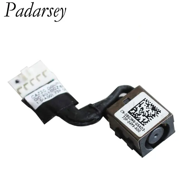 Padarsey-toma de corriente continua con Cable, Conector de carga para Dell Latitude 7480, E7480, 7490, 7491, E7490, E7491, 8GJM9, 08GJM9