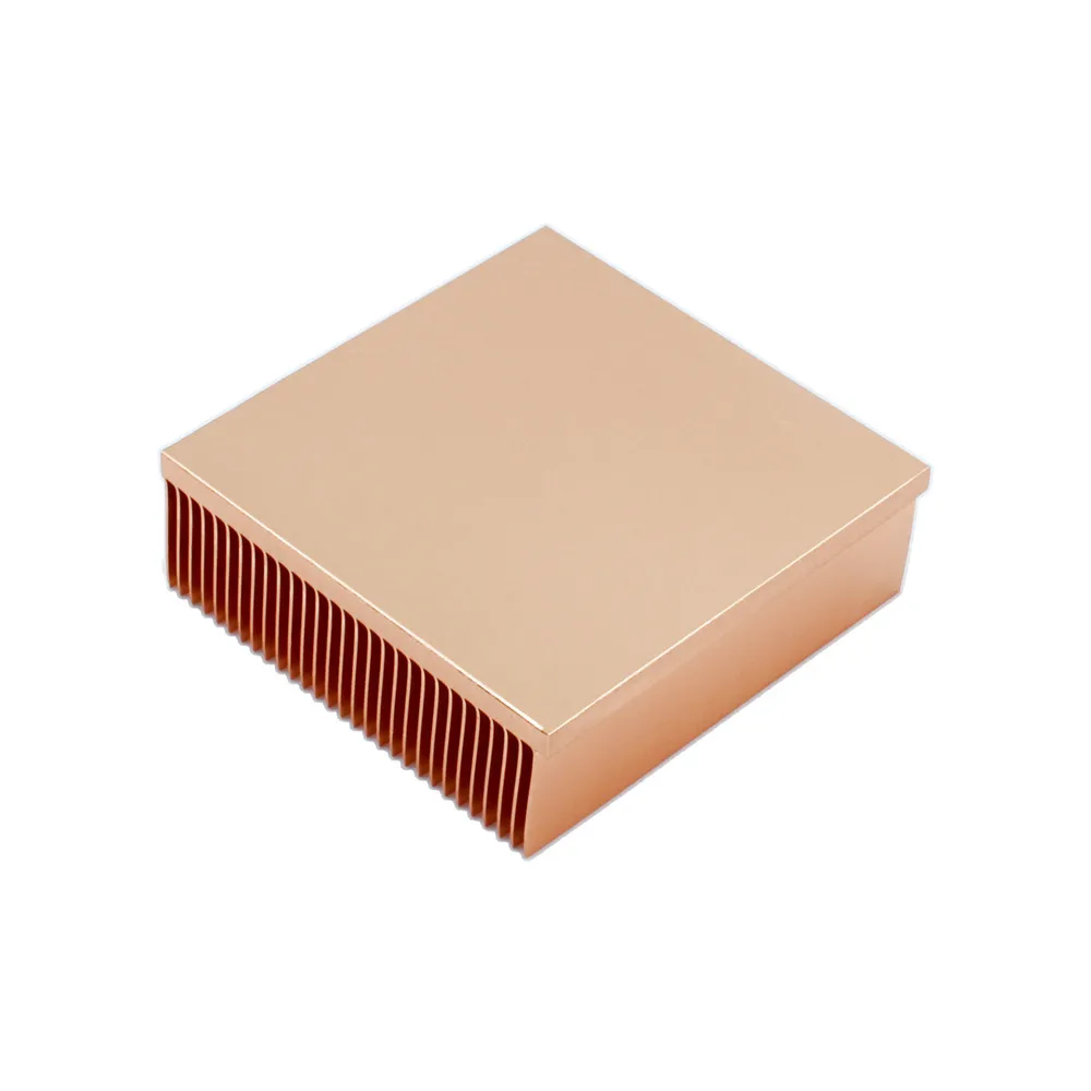 60x60x20mm Copper Heatsink Skiving Fin Heat Sink Radiator Cooling for Electronic Chip LED Heat Dissipation