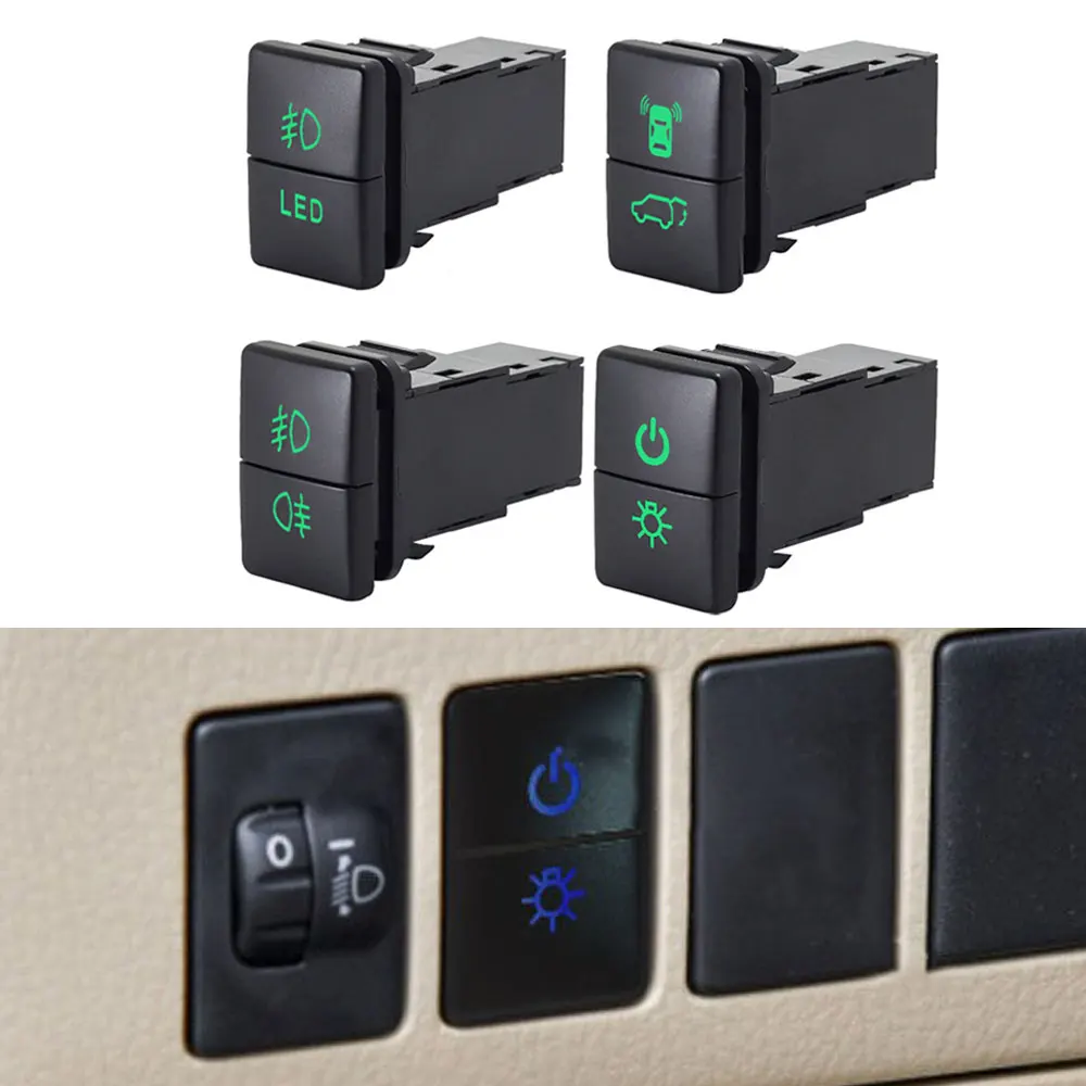 

Фонарь с двумя противотуманными элементами, переключатель радара, датчик парковки, кнопка управления питанием фары для Suzuki Jimny 2019-2021 ignis Spacia Speedwings