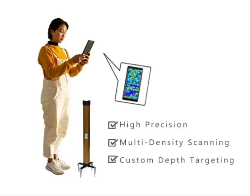 

AIDU ADMT-3HT2 Underground Water Detector 300m Segmentation,2D/3D Automatic Mapping,High Accuracy WIFI Connection AI Analysis