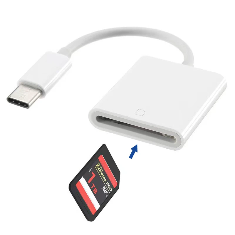 

USB C Card Reader TF SD Memory Converter OTG Writer Type-C Adapter for IPad Pro for Macbook for Huawei Samsung Xiaomi Phone