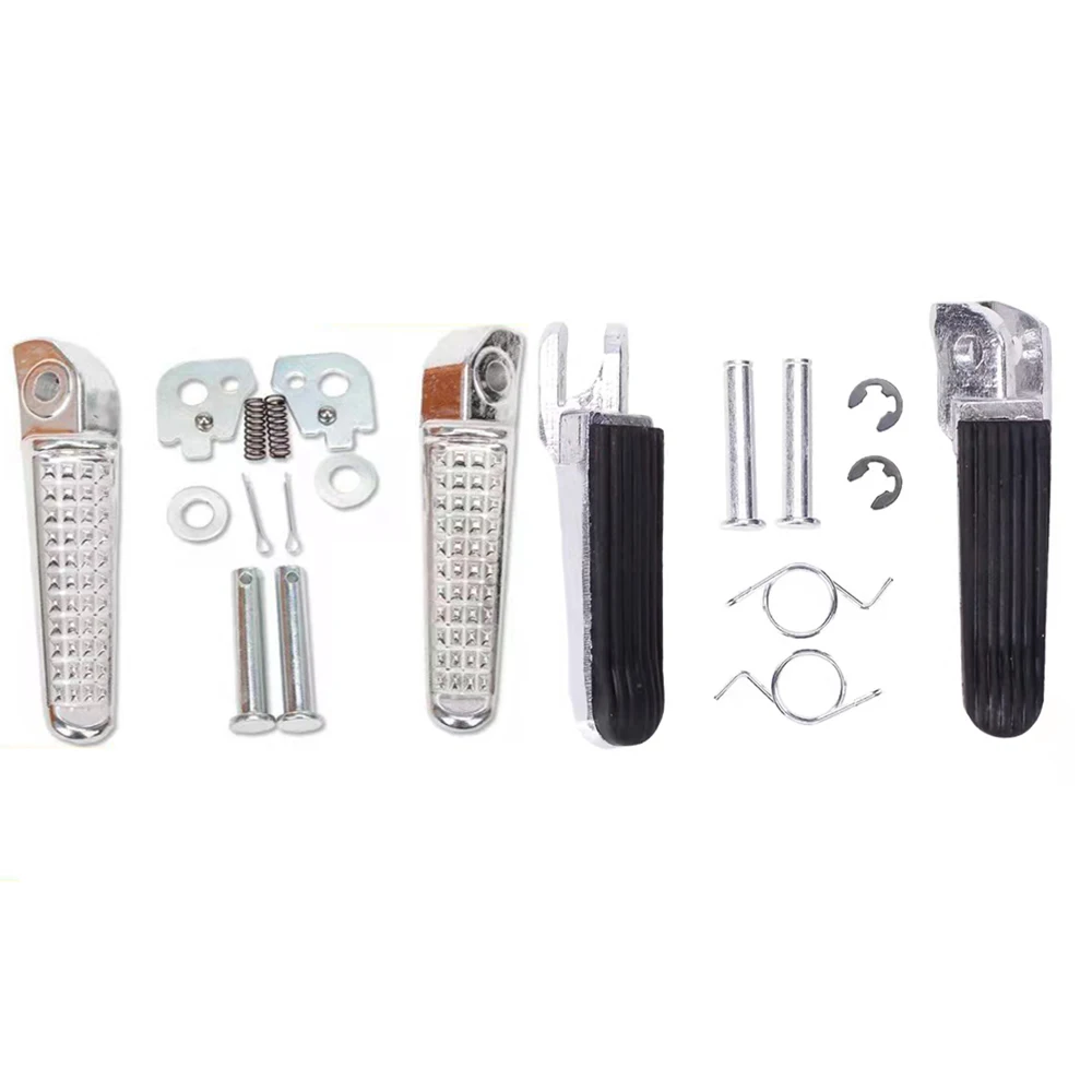 Front/Rear Footrest Motorcycle Foot Rests Pedal For Honda CBR250/400 Stage 17/19/22/23/29 MC250 NC400