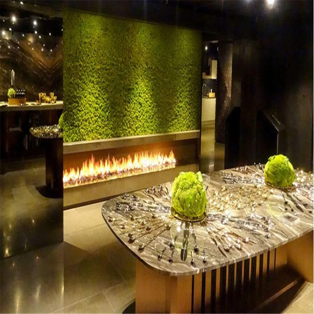 tuya wifi bio kamin  electric rectangular bio ethanol fire bioethanol burner fireplace