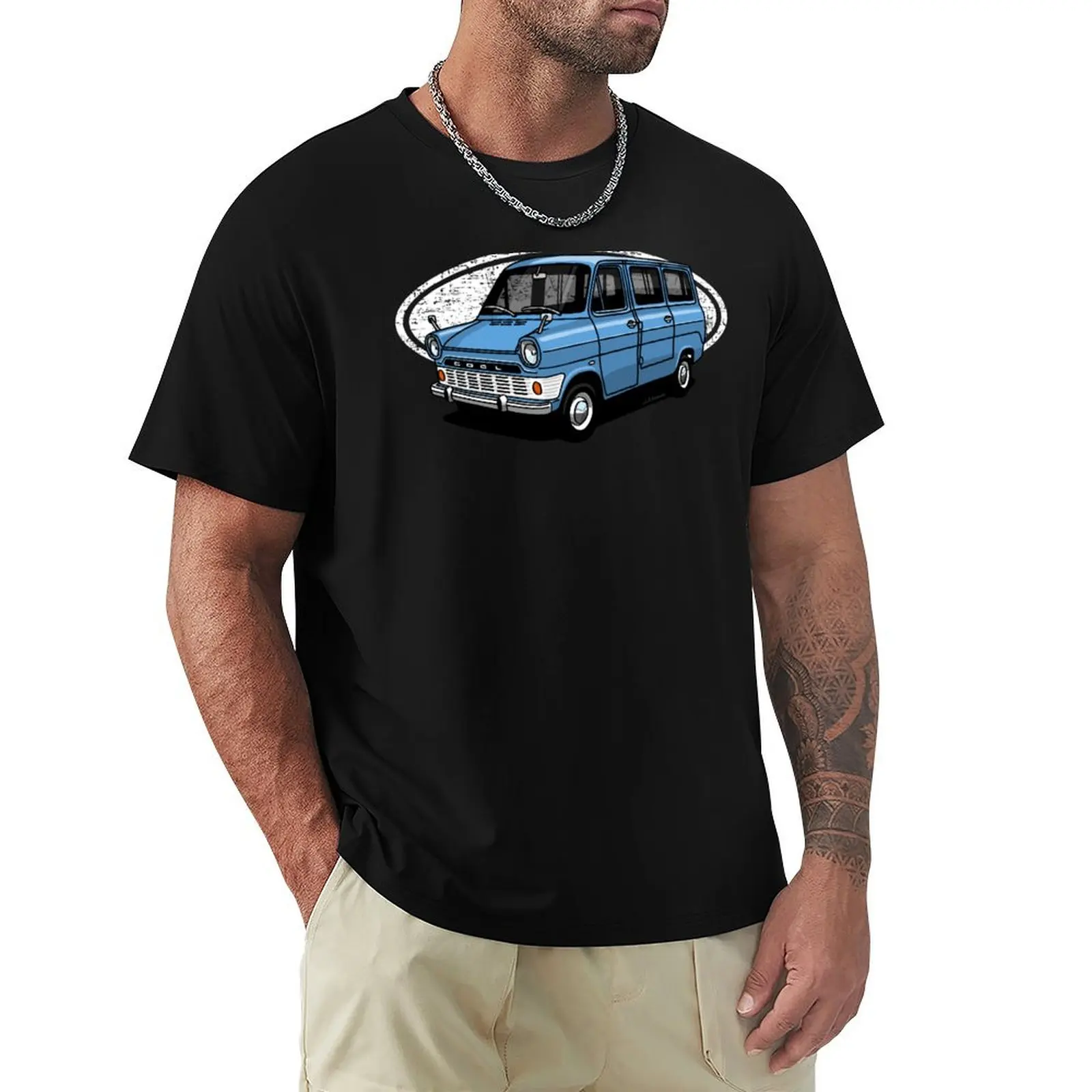 

The iconic sky blue MK1 van T-Shirt Modern Style Print T-Shirt