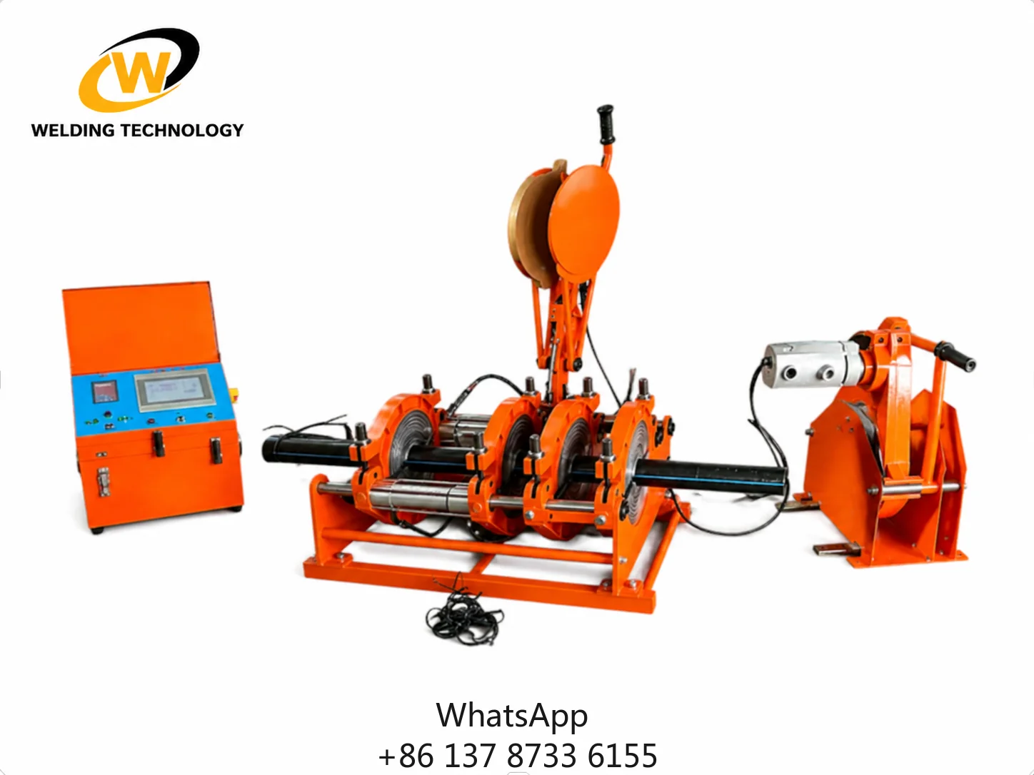 New CE Certified 50-250mm WDA250 Fully Automatic/CNC Control Butt Fusion Welding Machine For Plastic Pipes SIEMENS PLC WEINTEK
