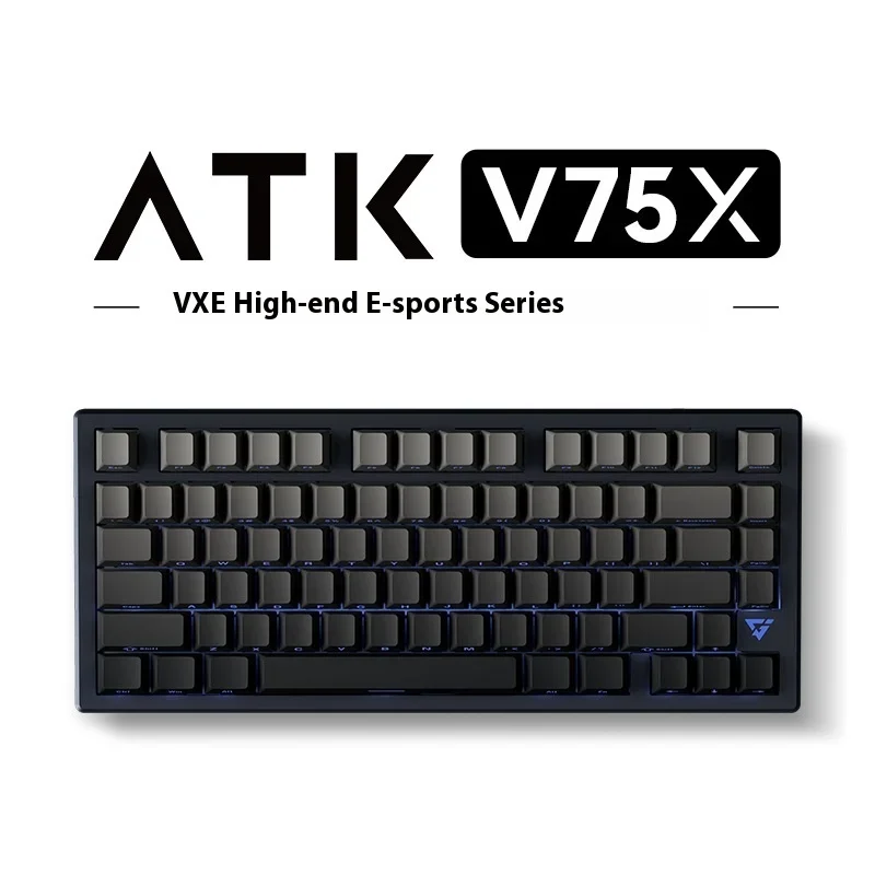 Imagem -06 - Atk V75x Personalizado Teclado Mecânico Liga Semi de Alumínio 3-mode Hot Plug 87key Jogo Desktop Computador Periféricos