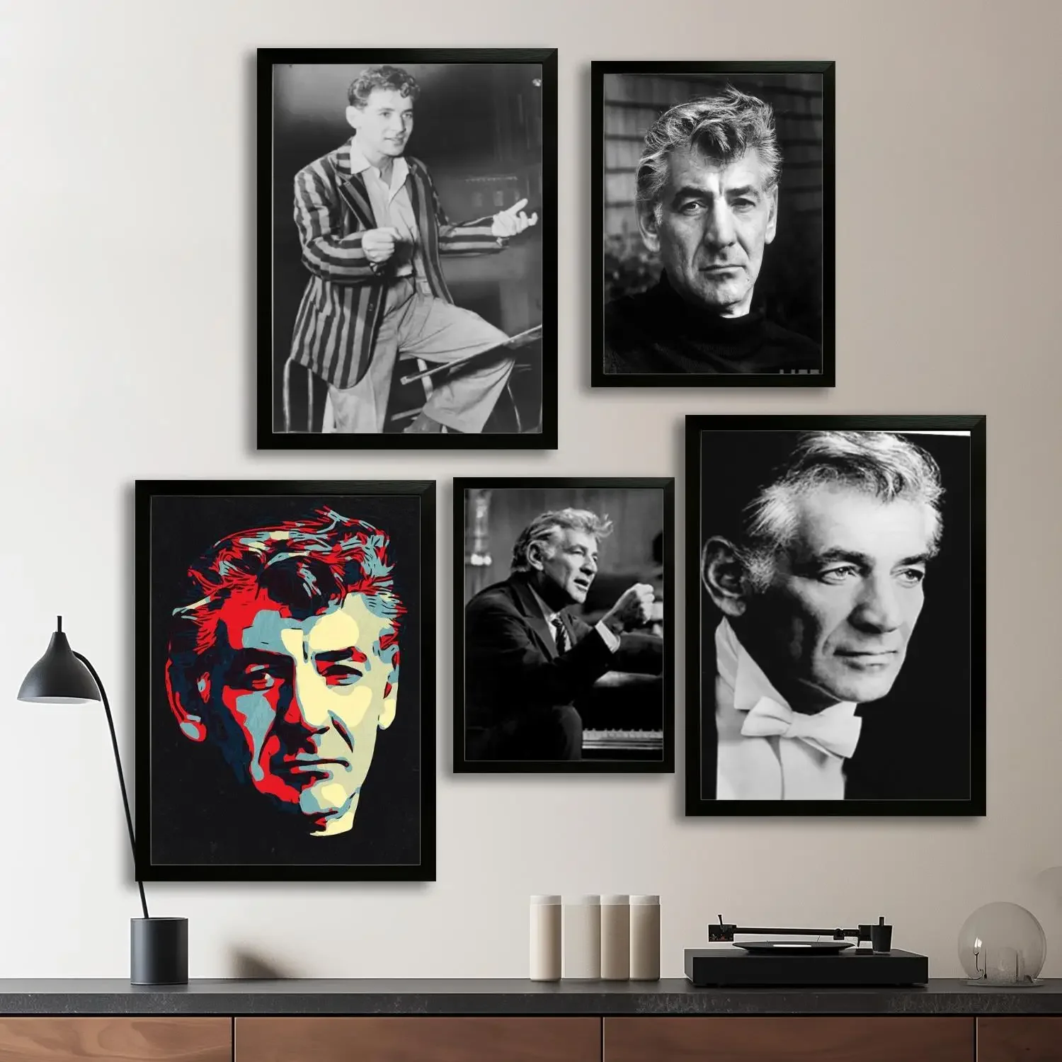 Leonard Bernstein Canvas Art Poster and Wall Art, Picture Print, Modern Family Bedroom Decor,Decorative painting