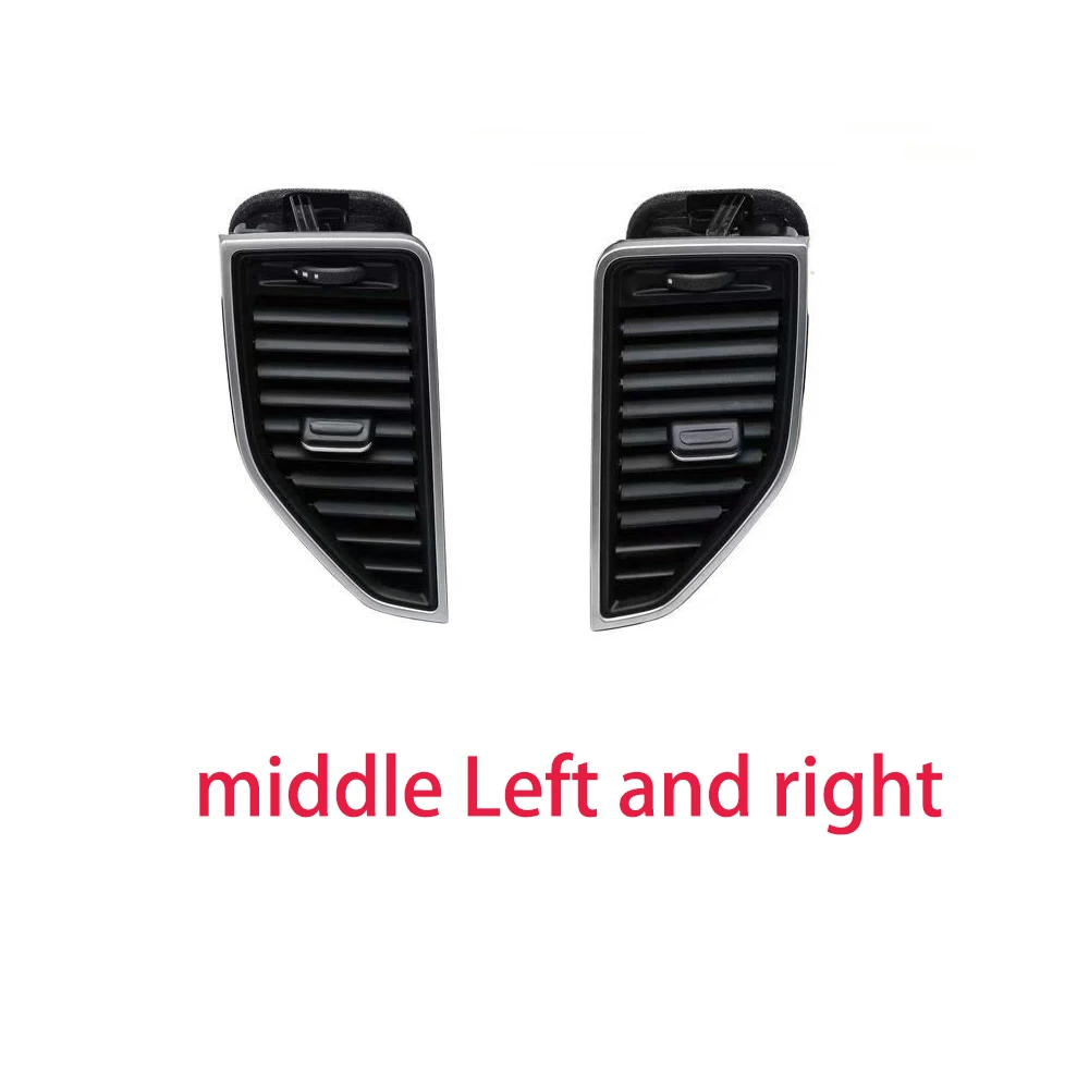 80% 전면 왼쪽 오른쪽 후면 에어컨 AC 벤트 그릴, 포르쉐 마칸 2014-2017 95B819201D 95B819202 용 완전 조립, 신제품