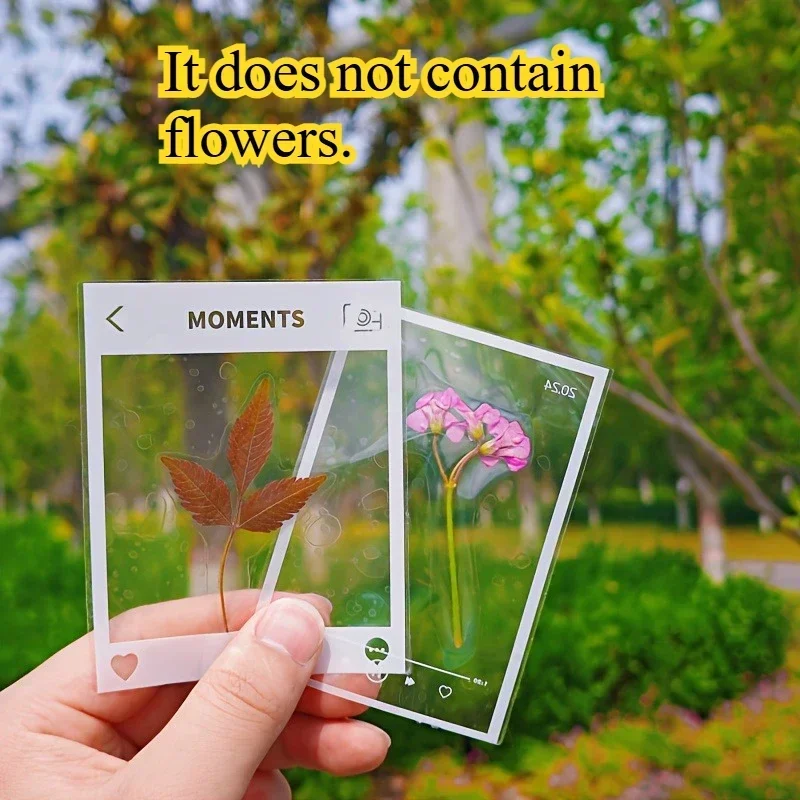 200pcs 2026new model advanced transparent self-adhesive paper diy handicrafts - suitable for decorating scrapbooks and bookmarks