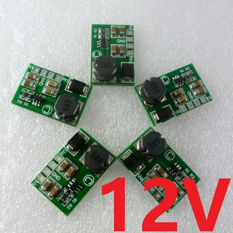 

5 Pcs DD2424SA_12V 12W 2-12V 5V to 12V DC-DC Step-up Converter Boost Module Power Supply Board For Smart Home PLC RS485