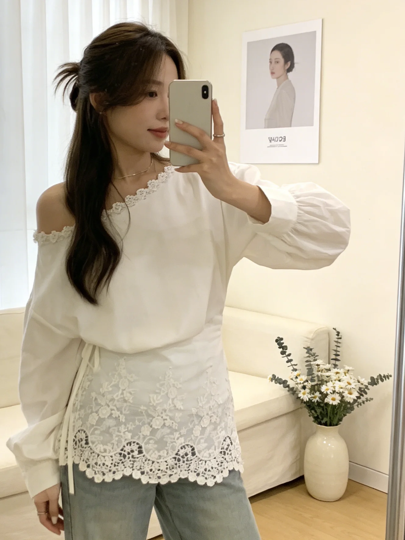 

Женский летний комплект из двух предметов: рубашка с длинным рукавом и брюки с высокой талией в минималистичном стиле. Новинка, дышащий, удобный, модный, для повседневной носки.