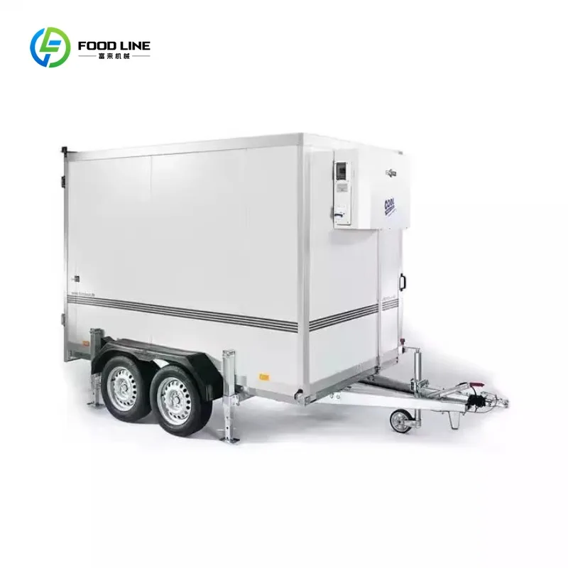Custom Mobile Refrigerated Truck Trailer Cool Room Freezer Trailer for Fresh Food Transport