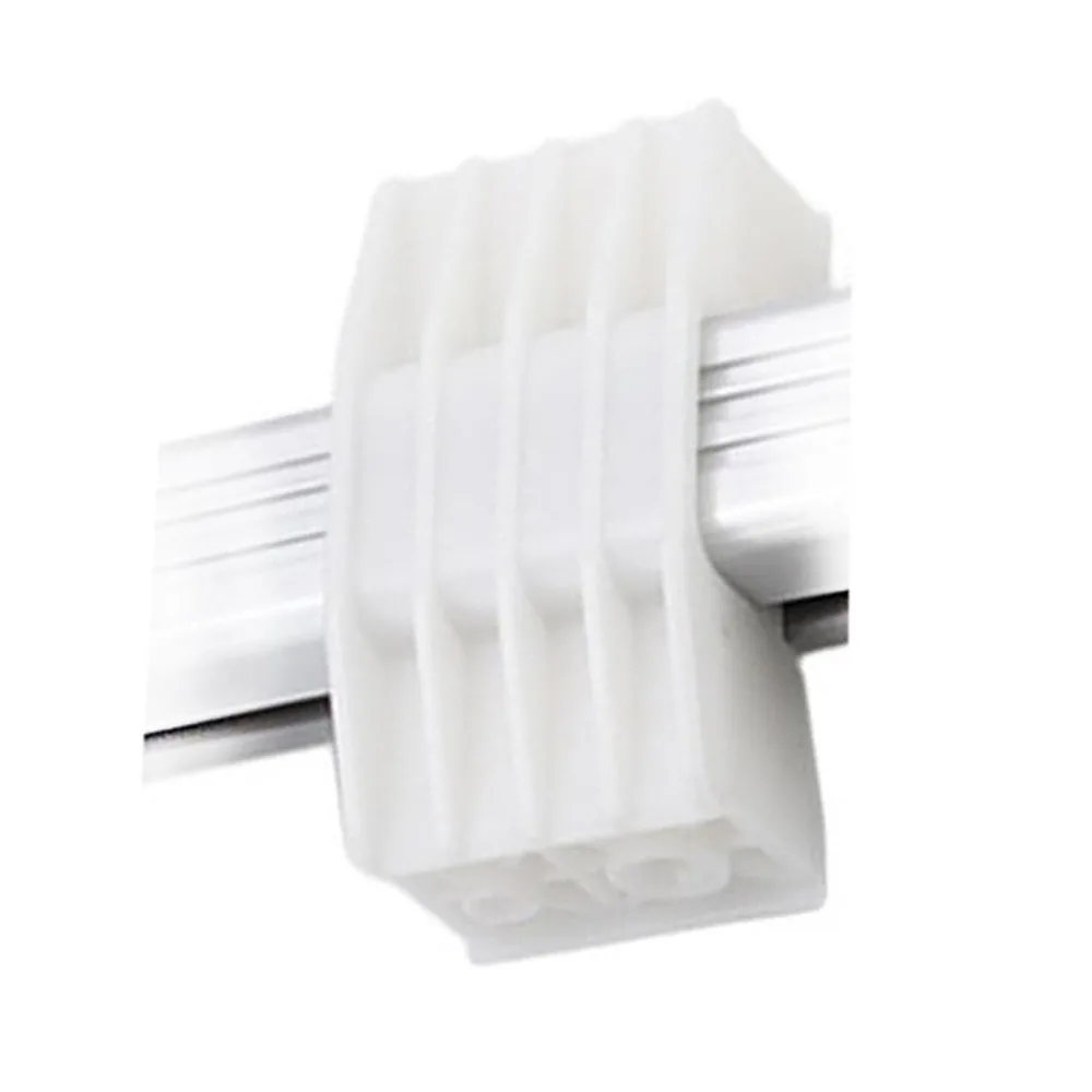 Quiet POM Electric Linear Actuator Low Noise White Linear Rail Slide Actuator Linear Motion Slide Block Actuator Home Automation