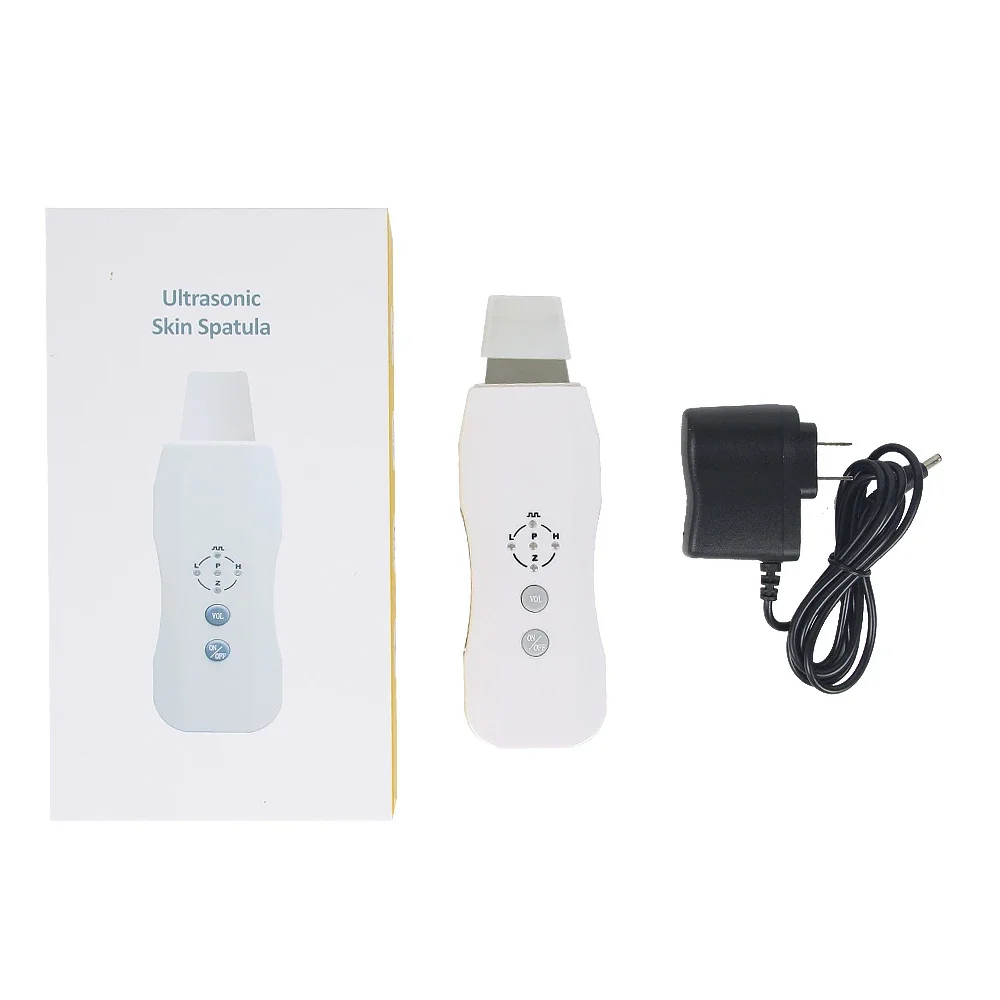 Skin scrubber device ultrasonic skin care home use and beauty device