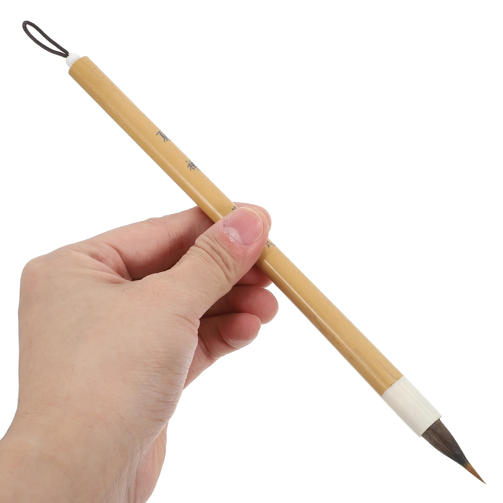 Chicken Foot Tip Calligraphy Brush Short-Tip Fine Hair Bristle For Chinese Ink Writing Sumi Painting Scripture Copying Art