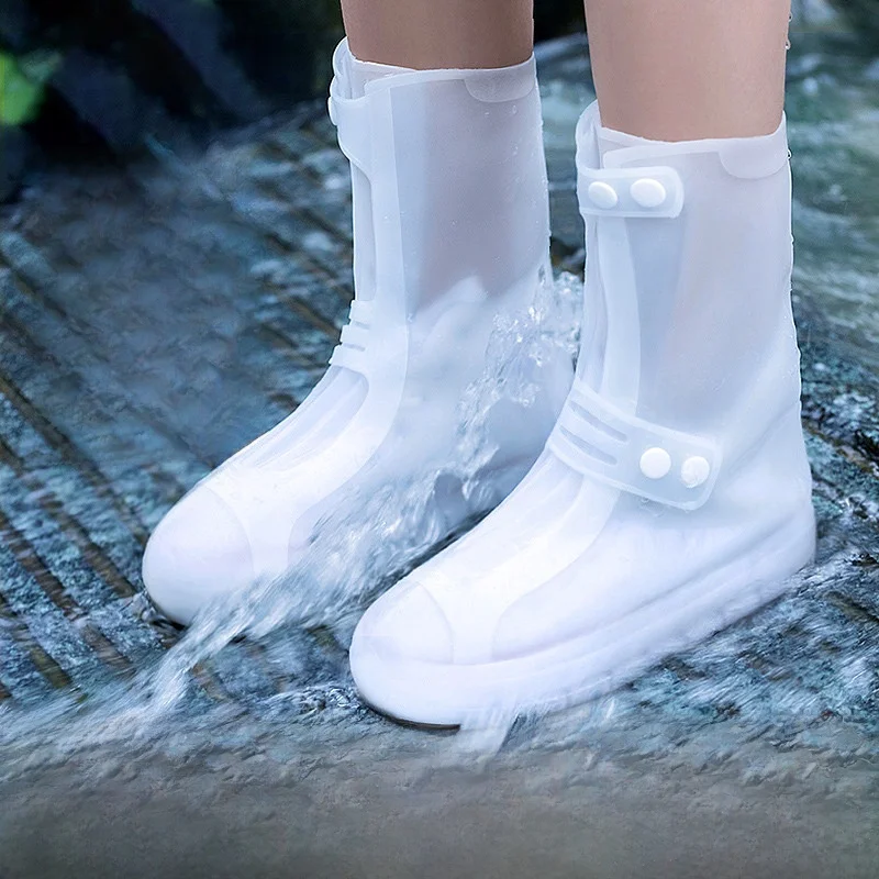 thickened-high-tube-silicone-shoe-covers-waterproof-non-slip-men's-rain-boots-shoe-covers-for-rainy-days-anti-wear-bottom
