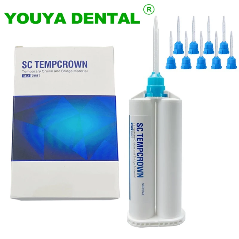 Dental Crown And Bridge Temporary Material Impression Mixing Tip Self Curing Temp Composite Mixing Type Cartridge Dentistry Tool