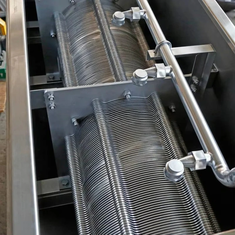 High Efficiency Automatic Filter Press Machine for Farm Oil Field Sludge Dewatering 220V Screw Press Plant Pump Motor Bearing