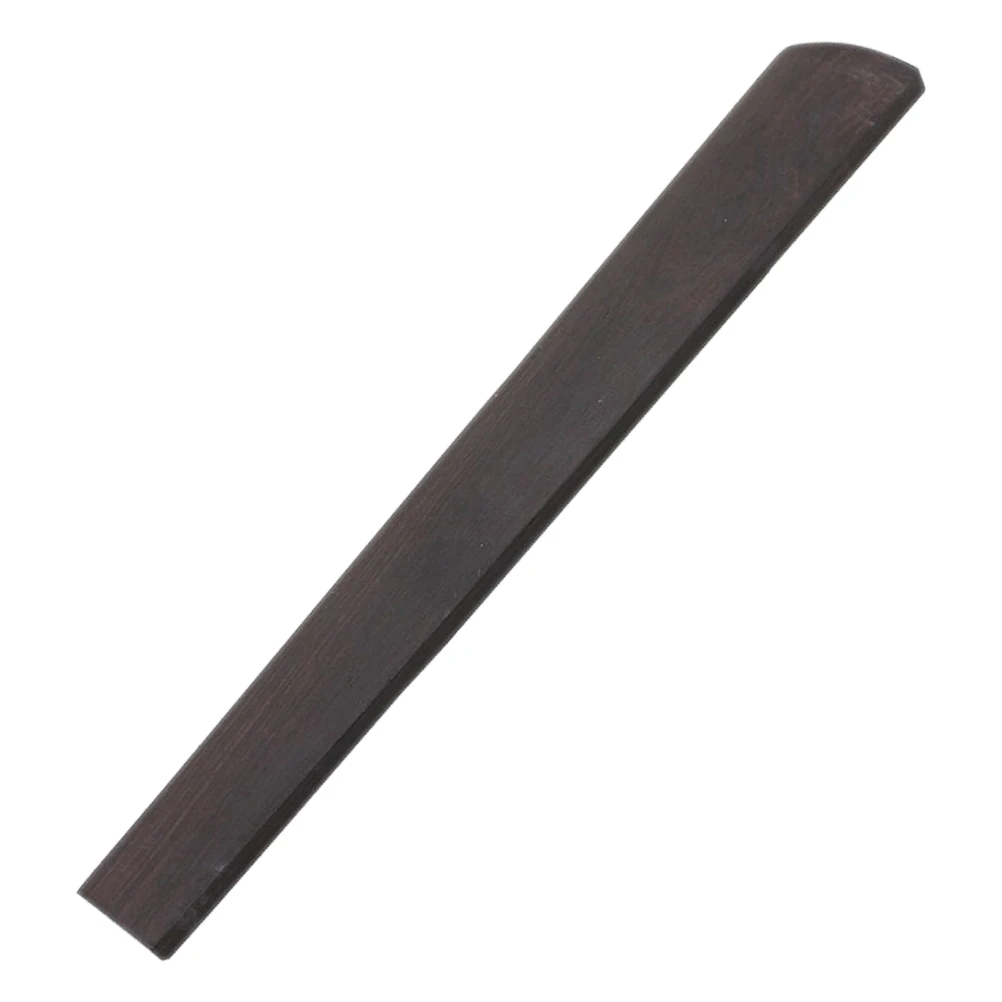 

Ebony Violin Fingerboard Full Size Replacement Wood Fretboard for Stringed Instrument 3/4 Size Durable Crafted
