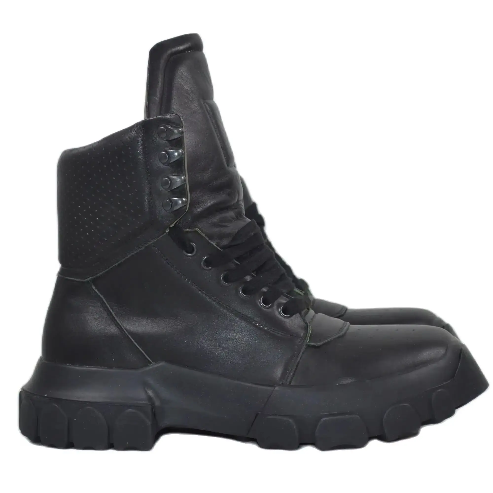 

Owen Seak/мужские высокие ботинки на платформе, роскошные кроссовки из натуральной кожи на шнуровке, уличные осенние черные дизайнерские туфли