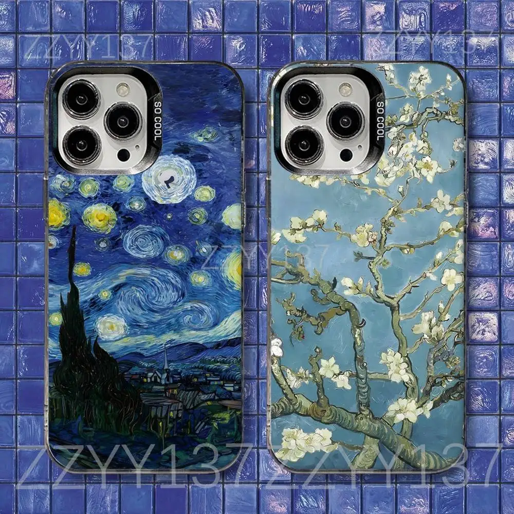 

Art Van Gogh Paintings Phone Case For iPhone 17,16,15,14,13,12,11,Air,X,XR,Pro,Max,Plus Shockproof Matte Cover