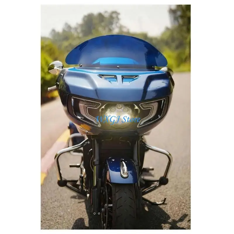 

37JE Twenty 2025 Pursuit Motorbike Windshield Strengthened Stability Dried Clear Polycarbonate Plan