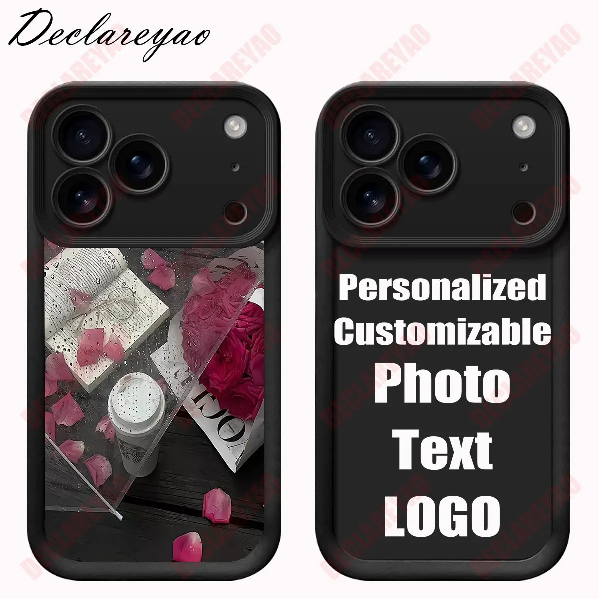 Personalized DIY Customized Photo Matte Soft Coque For iPhone 14 Plus 11 16 15 2022 SE 6S XR Pro 16e Air 7 8 X Xs 13 Case Cover