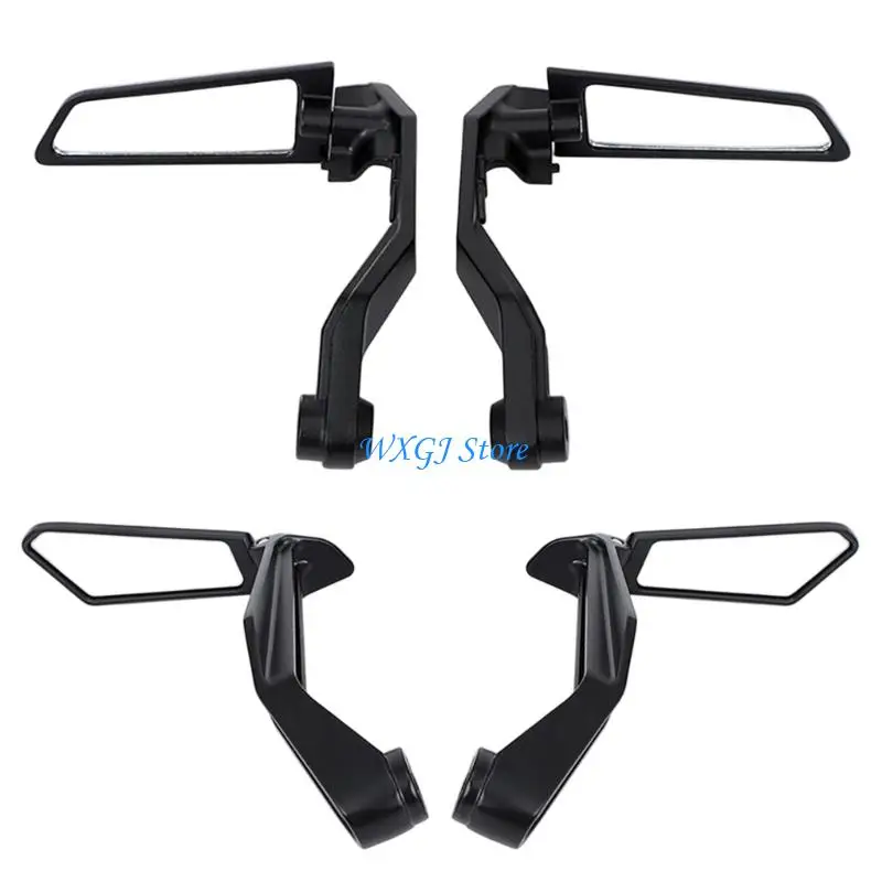 

37JE Universal Motorcycle Mirrors Foldable Rotating Handlebar Side Mirror