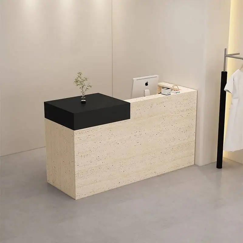 Medical Decor Reception Counter Boutique Corner Design Clothing Reception Counter Retail Store Receptiebalie Toonbank Furniture