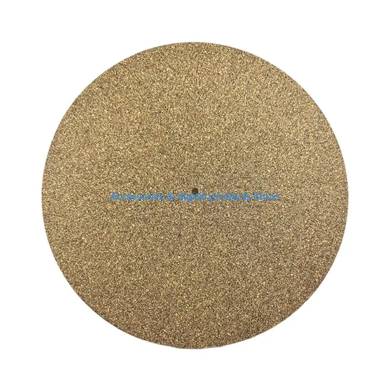 77JD 12inch Record Pad Soft Cork Static Nonslip Turntable Mat Pad Diameter 297mm Music Recording Equipment Recorde Mat Pad