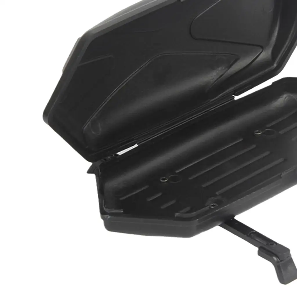 Upgrade RC Roof Trunk Luggage Suitcase Roof Luggage Box with Rail Store Decorative Pieces 1:12 for MN CC01 G500 Truck Modified