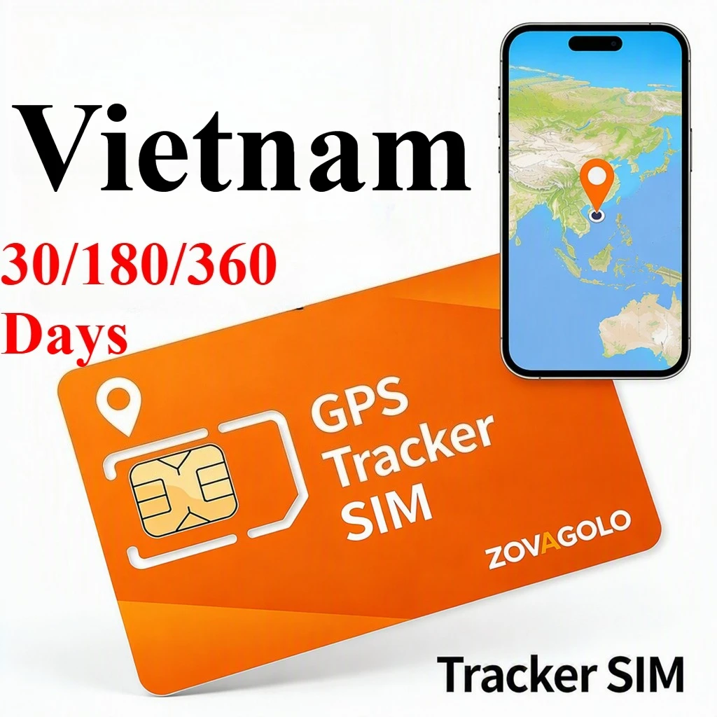 Carte SIM de données IoT sans engagement pour le Vietnam, 30D30MB 180D180MB 360D360MB, données uniquement, positionnement anti-perte pour personnes âgées et enfants