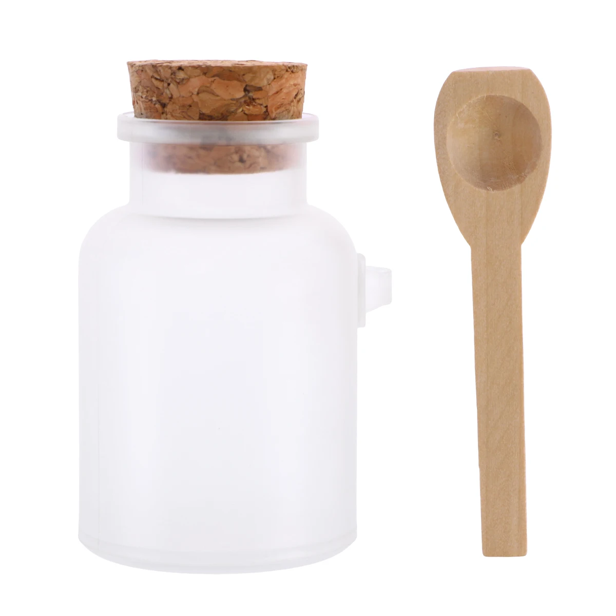

Empty Plastic Empty Jars Plastic Cork Spoon Portable Storage Spice Bottle Container for Bottle With Cork DIY