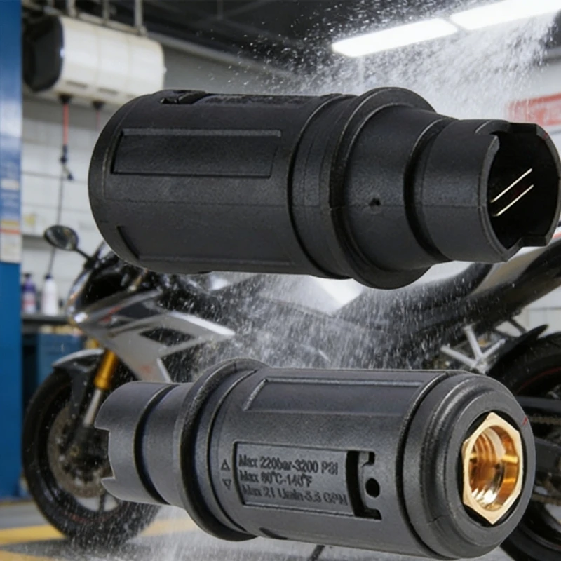 Versatile High Pressure Cleaning Nozzle With 3 Different Orifice Sizes Included