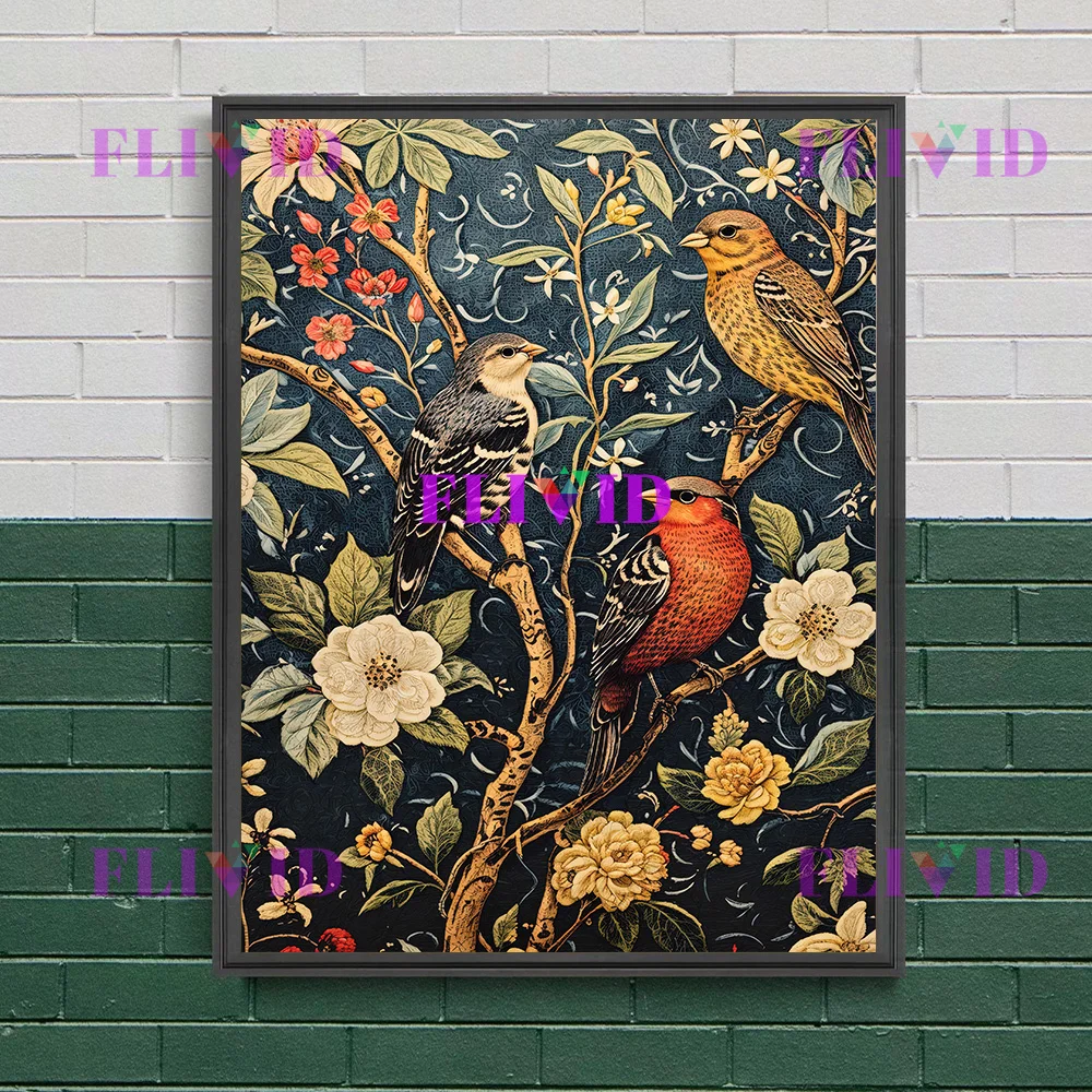 ملصق ديكور أكاديميا داكن من Cottagecore ، ثعلب الغابة ، الطاووس ، البومة ، التمساح ، التنين ، لوحة فنية جدارية عتيقة ، ديكور المنزل #3