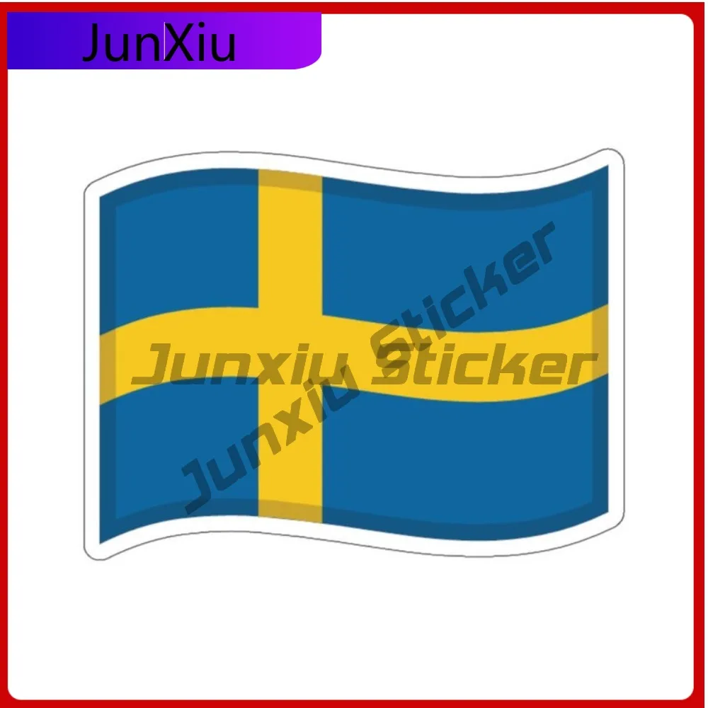 

Sweden Flag Sticker Swedish Flag Stickers Occlusion Scratch Decoration For Suv Bodywork Guitar Motorcycle Helmet Laptop Phone