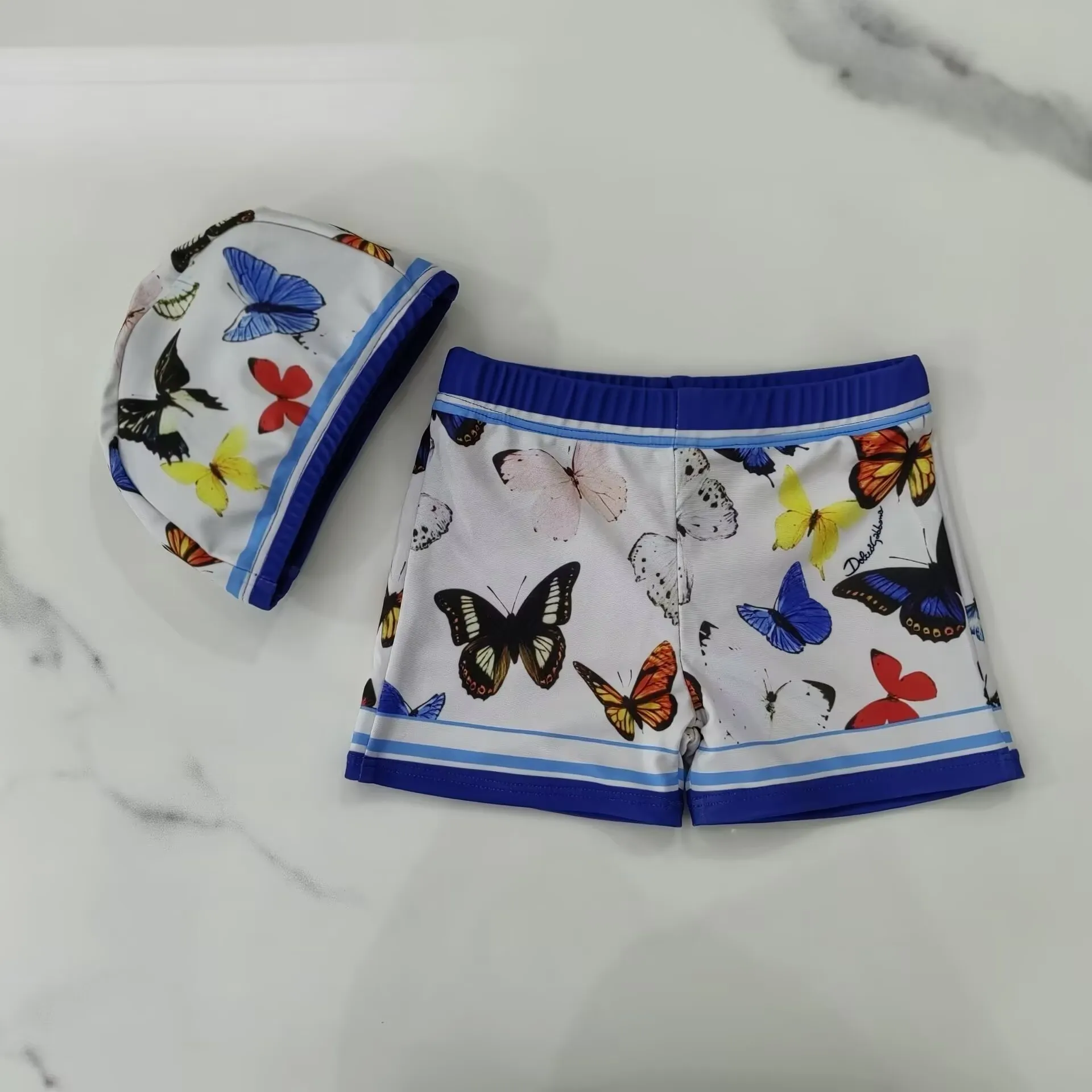 2026 new boys swim trunks Children's Swimming wear Male Baby butterfly swim sho…