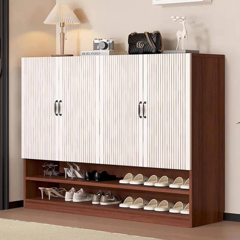 Display Luxury Shoe Cabinet Organizer Storage Living Room Entrance Hall Designer Shoe Shelf Modern Muebles Shoemakers Furniture