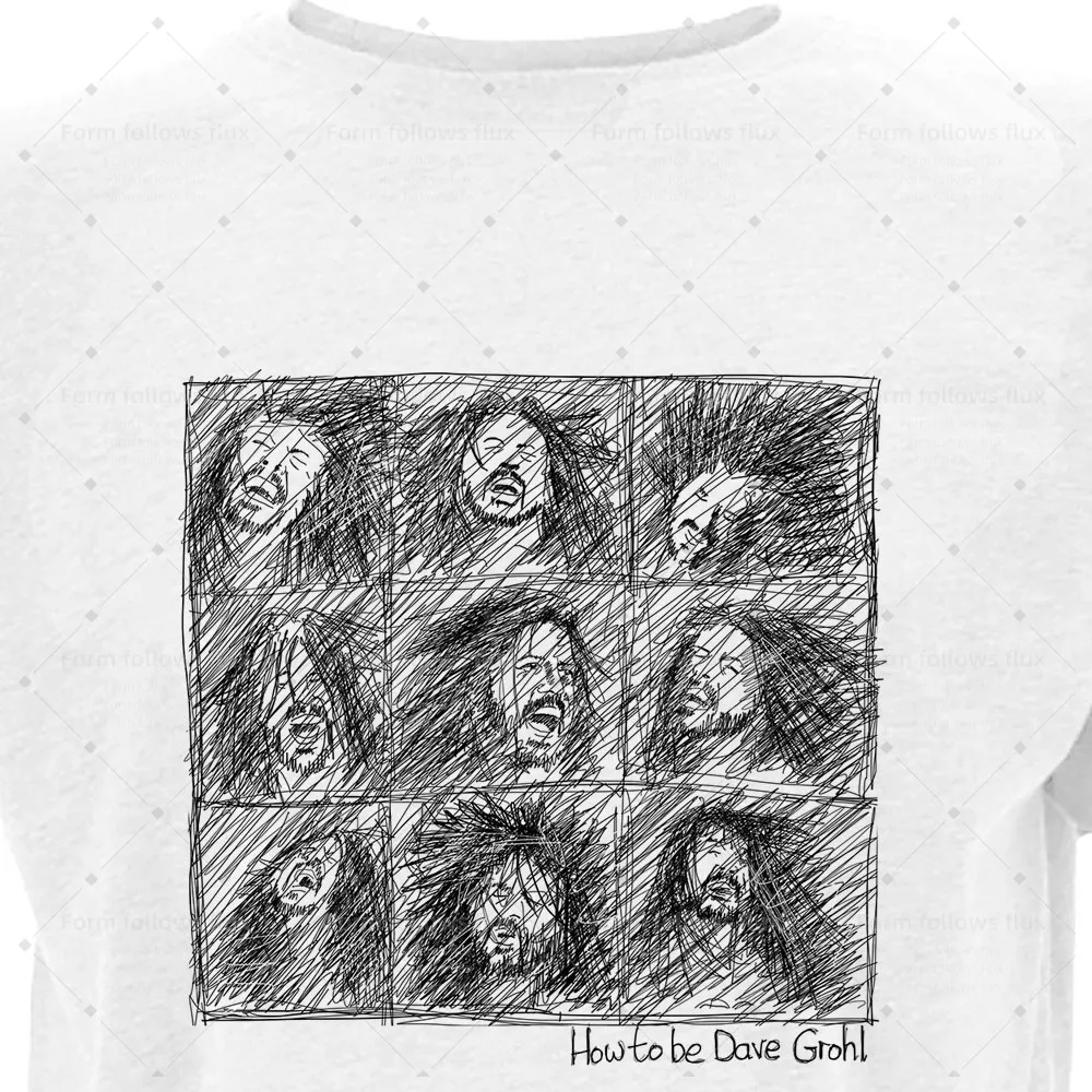 

2026 men T-Shirt Hoodie How to be Dave Grohl – Foo Fighters Rock The Singers Hand Drawn Comic style Unisex S-6XL Plus Size Frien